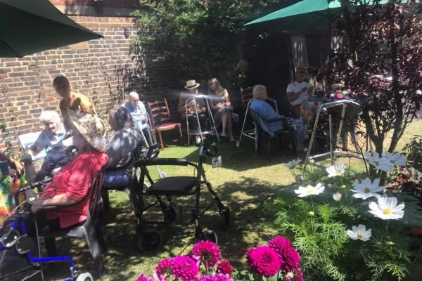 Vallance Care Home garden